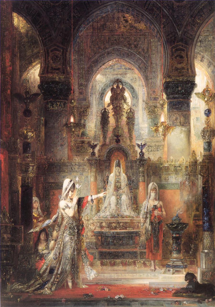 Salome Tanzen vor Herod Symbolismus biblischen Gustave Moreau mythologischen Ölgemälde